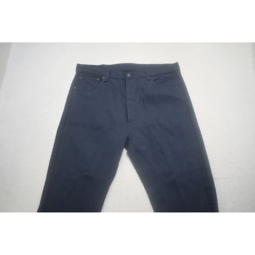 Levi's 501 XX Button Fly Denim Blue Jeans Straight Leg Mens Size 38 x 32‎